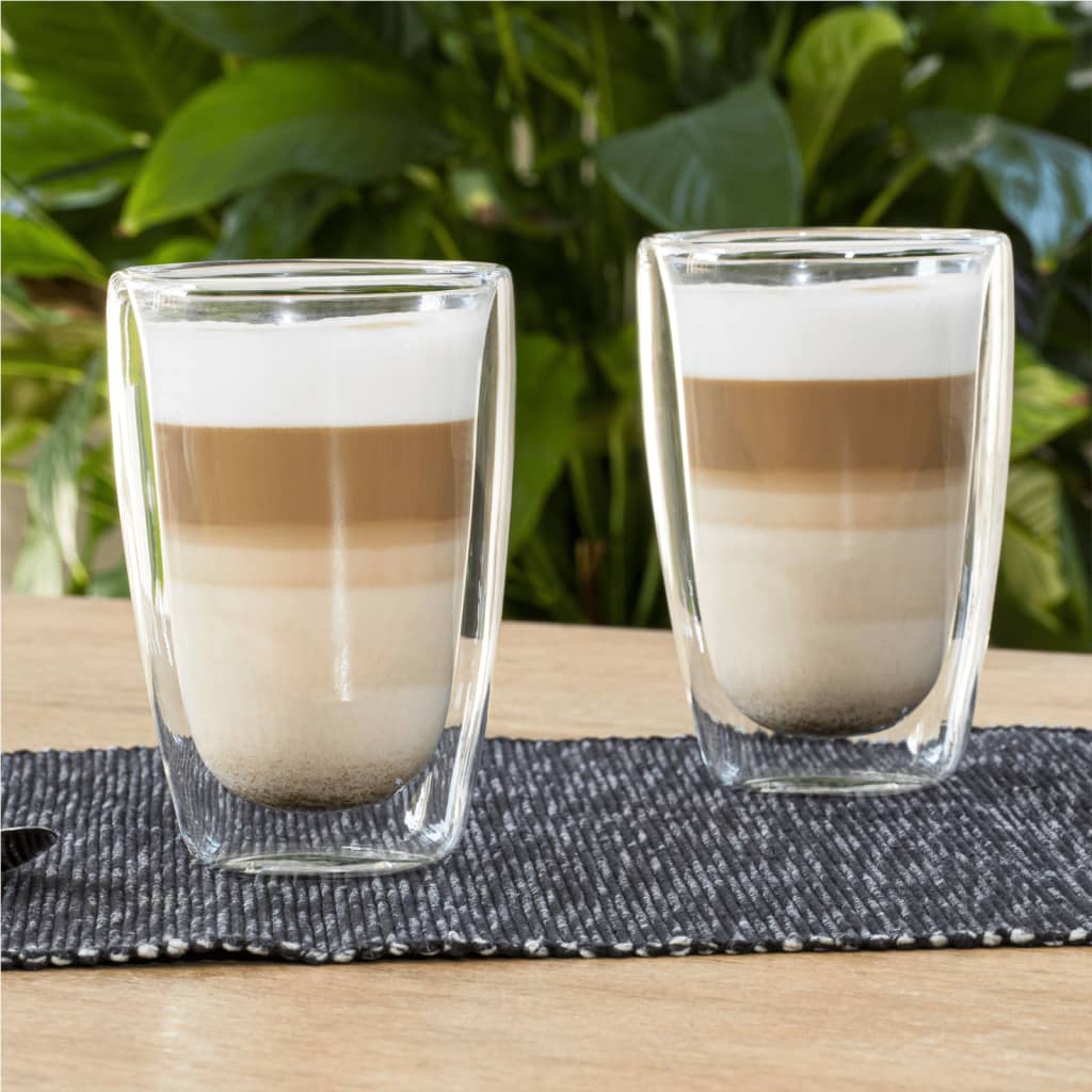 HI macchiato-glas til latte 2 stk. 400 ml transparent