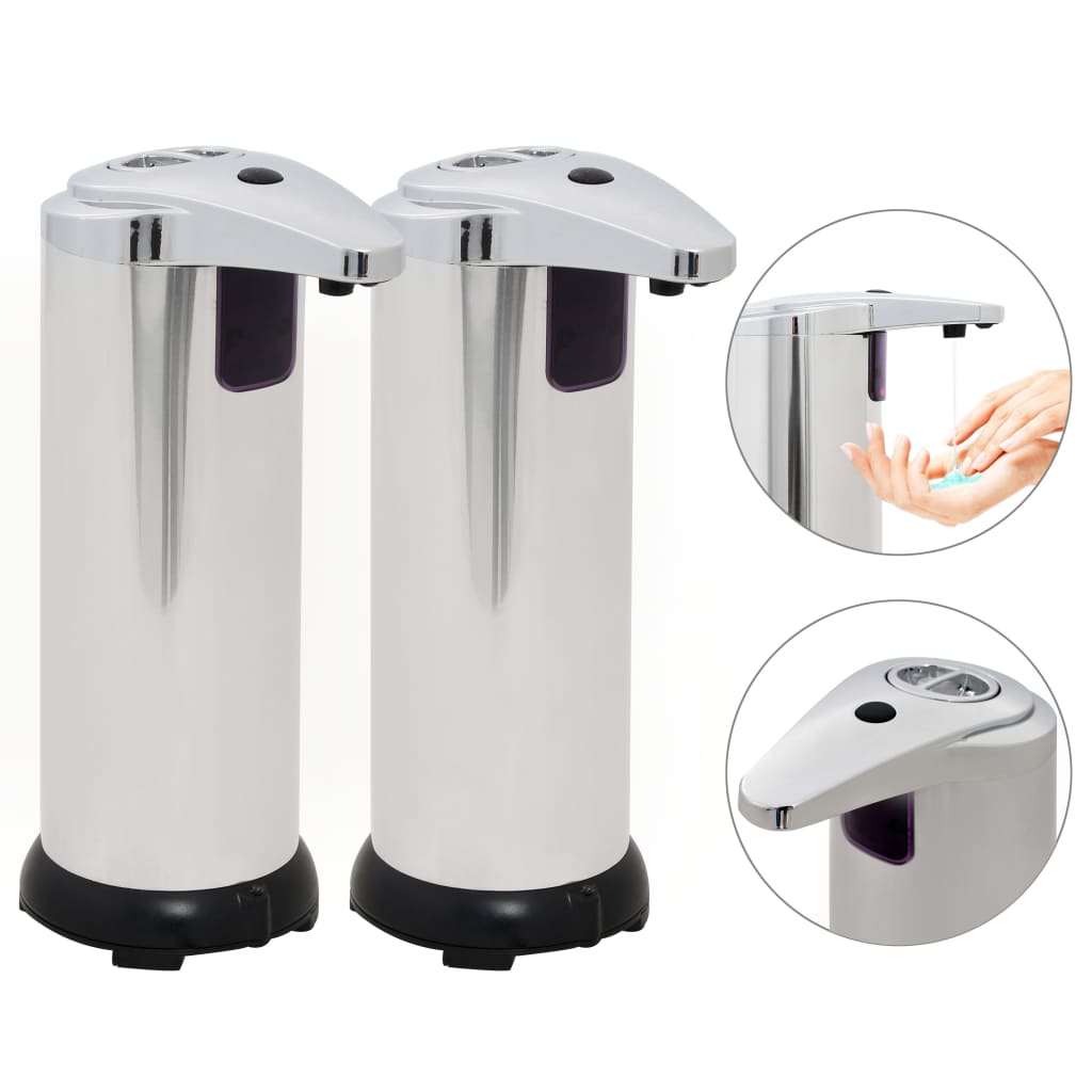 Automatisk sæbedispenser 2 stk. infrarød sensor 600 ml